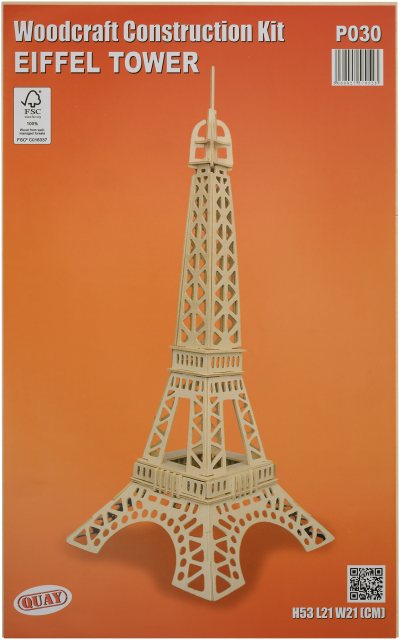 Quay Eiffel Tower Wooden Craft Kit