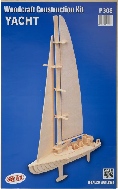 Quay Yacht Wooden Craft Kit