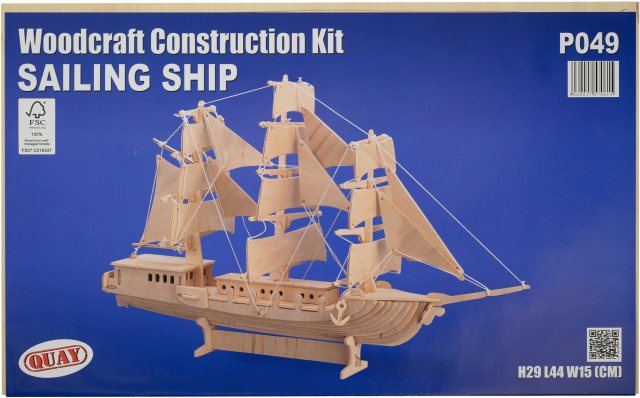 Quay Sailing Ship Wooden Craft Kit