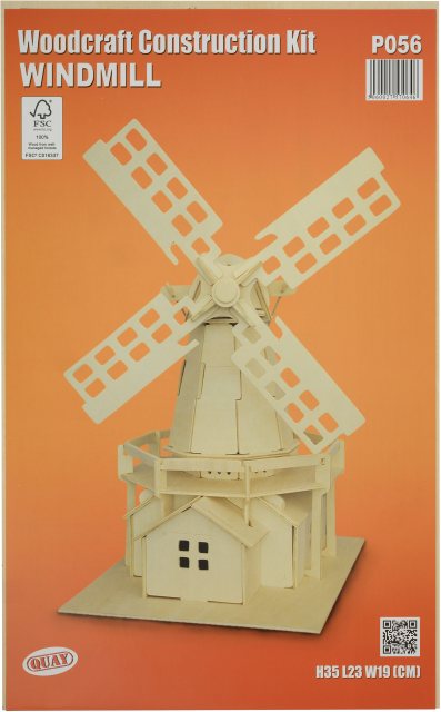 Quay Windmill Wooden Craft Kit