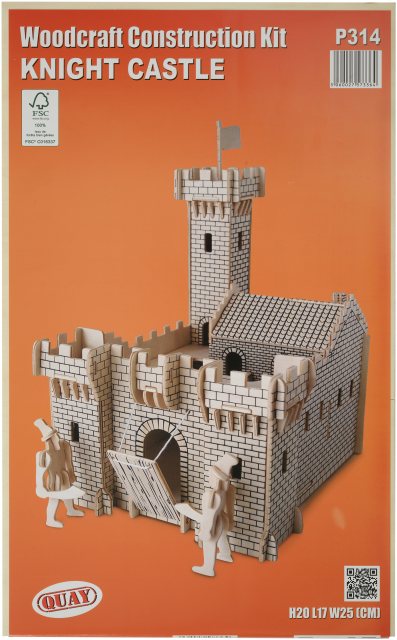 Quay Knight Castle Wooden Craft Kit