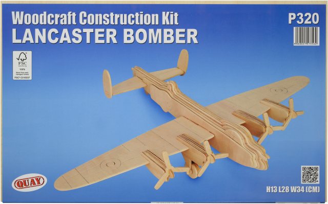 Quay Lancaster Bomber Wooden Craft Kit