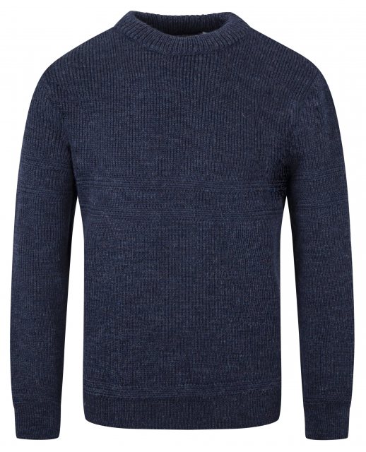 J M Cooper J M Cooper Hillwalker Crew Jumper Denim