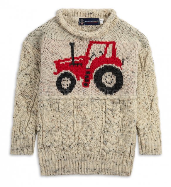 J M Cooper J M Cooper Kid's Tractor Jumper Aran Nepp