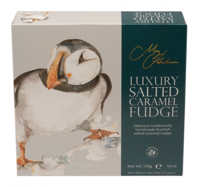 Meg Hawkins Salted Caramel Fudge Puffin 170g