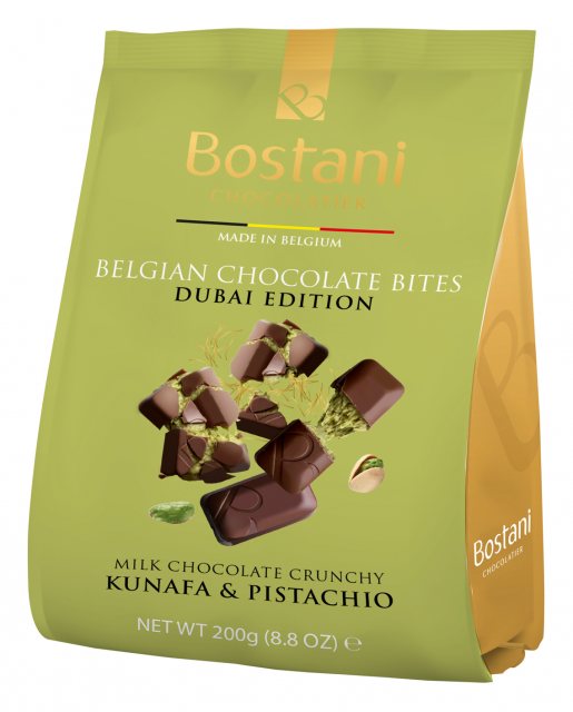 Bostani Belgian Chocolate Dubai Edition Bites 200g