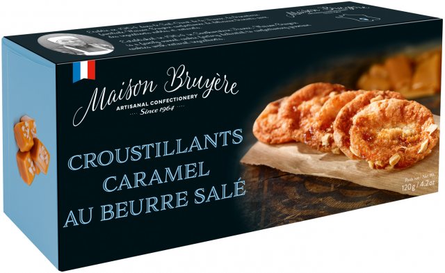 Maison Bruyere Croustillants Caramel Au Berre Sale Salted Caramel Crisps 120g