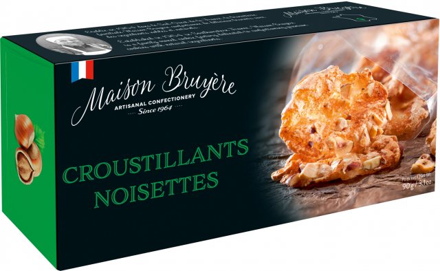 Maison Bruyere Croustillants Noisettes Hazelnut Crisps 100g