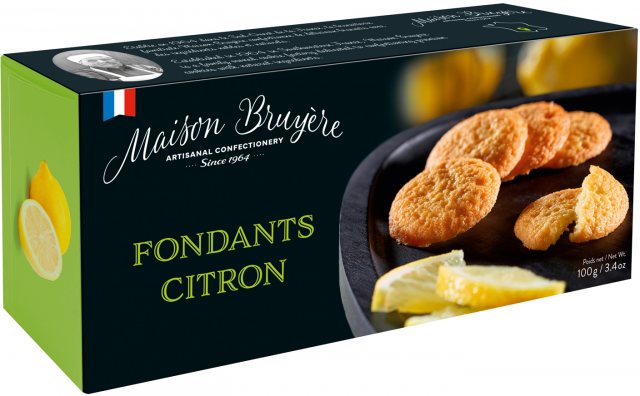 Maison Bruyere Fondants Citron Lemon Melt Biscuits 100g
