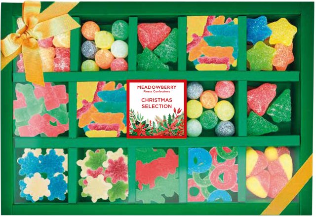 Meadowberry Christmas Selection Gummies 650g