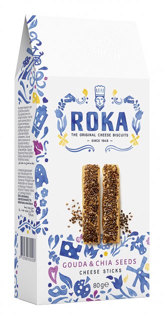Roka Gouda & Chia Seeds Cheese Sticks 80g