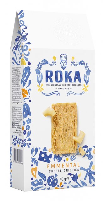 Roka Emmental Cheese Crispies 70g