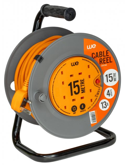 Extension Reel 4 Gang 13A 15m