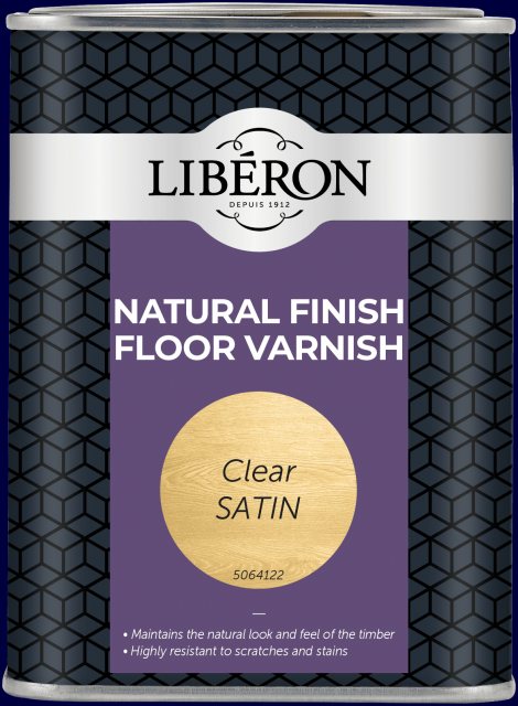 Liberon Natural Finish Floor Varnish Clear 1L