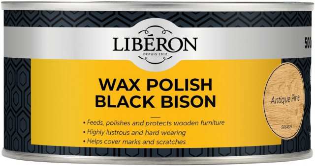 Liberon Wax Polish Bison Antique Pine 500ml
