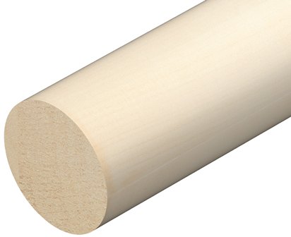 Cheshire Mouldings Light Hardwood Dowel 2.4m