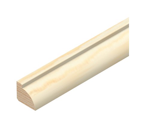 Cheshire Mouldings Pine Glass Bead 2.4m 15mm x 9mm