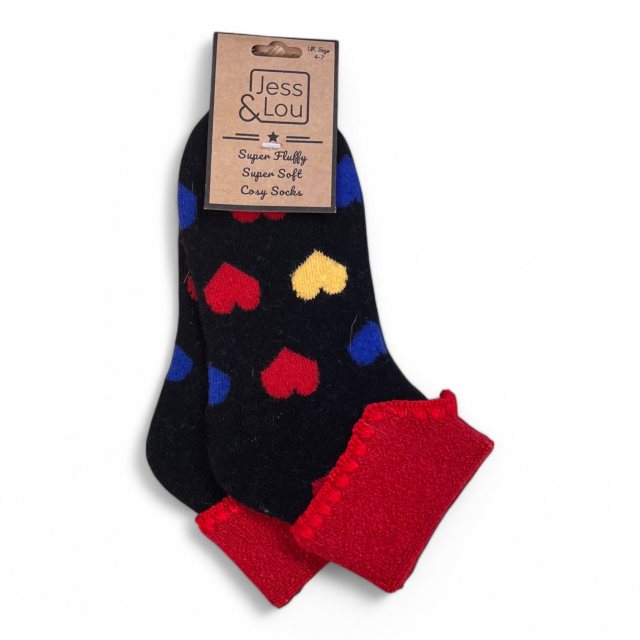 Jess & Lou Cosy Hearts Sock