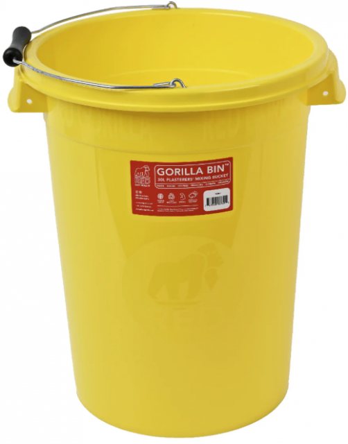 REDGORIL Red Gorilla Mixing Bin With Handle Yellow 30L