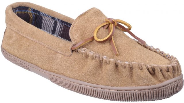 Cotswold Cotswold Alberta Moccasin Slipper Beige