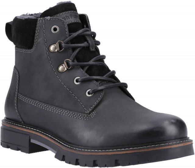 Hush Puppies Hush Puppies Pier Shearling Lace Boot Black