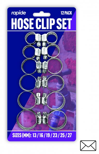 Rapide Hose Clip Set 12 Piece