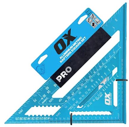 Ox Tools Ox Pro Rafters Metric Square Set