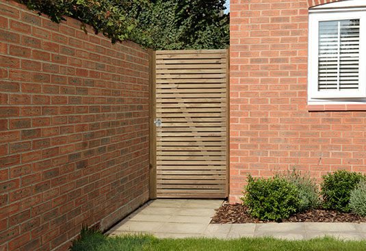 Forest Garden Forest Garden Double Slatted Gate 6ft