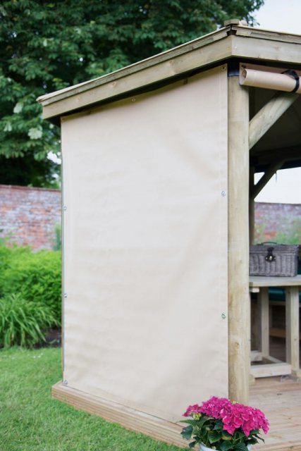 Forest Garden Forest Garden Premium Hexagonal Garden Gazebo Curtains