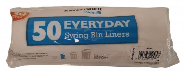 Everyday Swing Bin Liner 30L 50 Pack