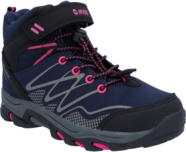 HI-TEC Hi-Tec Blackout Mid Boot Navy/Magenta