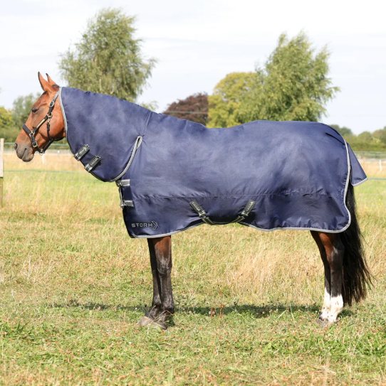 StormX Empra Combi Turnout Rug Navy 100g
