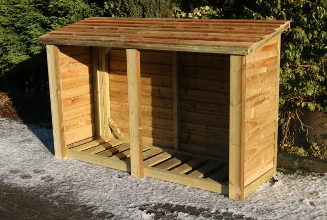 Churnet Valley Log Store 4ft x 6ft