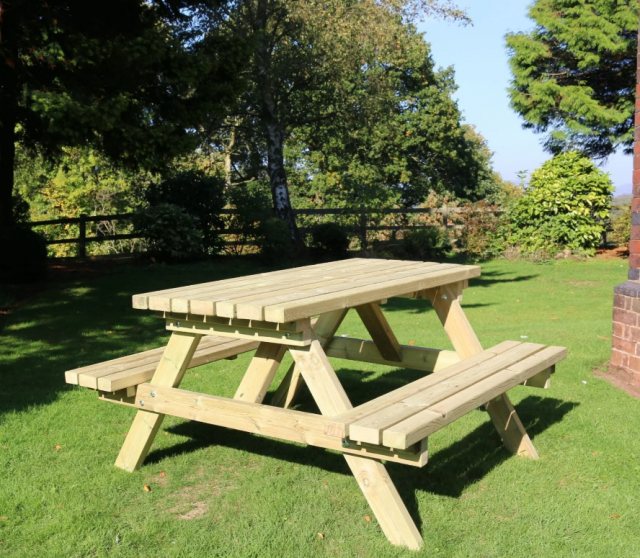 Churnet Valley Deluxe Picnic Table 1.8m
