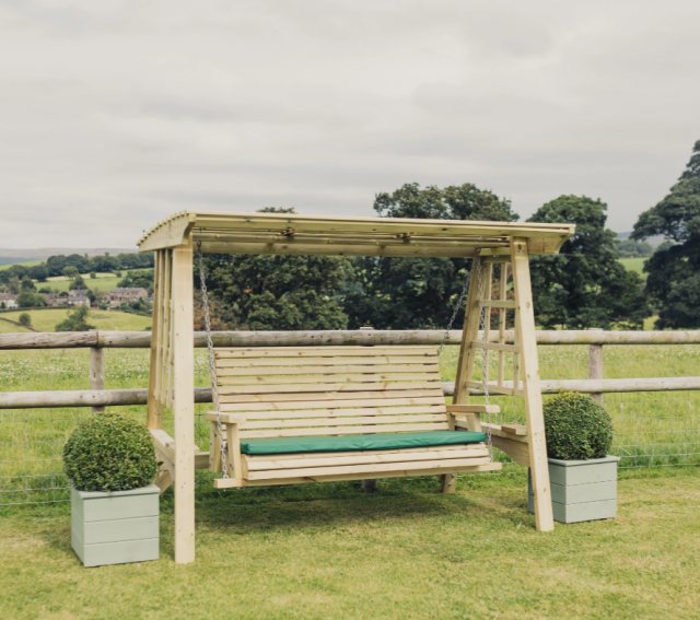 Churnet Valley Antoinette 3 Seater Garden Swing