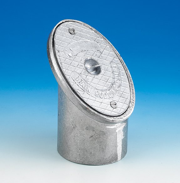 Kalsi Plastics Kalsi Underground Aluminium Oval Rodding Point