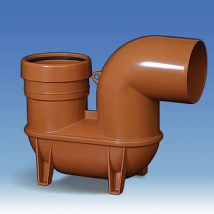 Kalsi Plastics Kalsi Underground Low Back P-Trap 110mm
