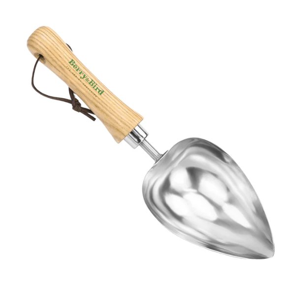 Berry & Bird Stainless Steel Potting Hand Scoop