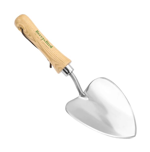 Berry & Bird Stainless Steel Heart Shaped Plant Trowel