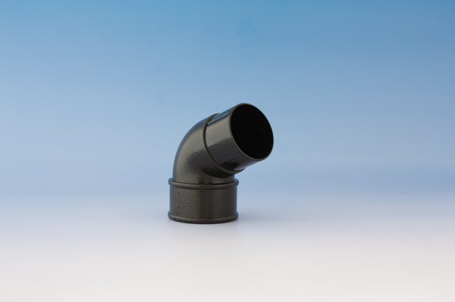 Kalsi Plastics Kalsi Round Offset Bend Black