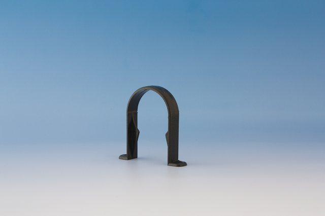 Kalsi Plastics Kalsi Round Downpipe Clip Black