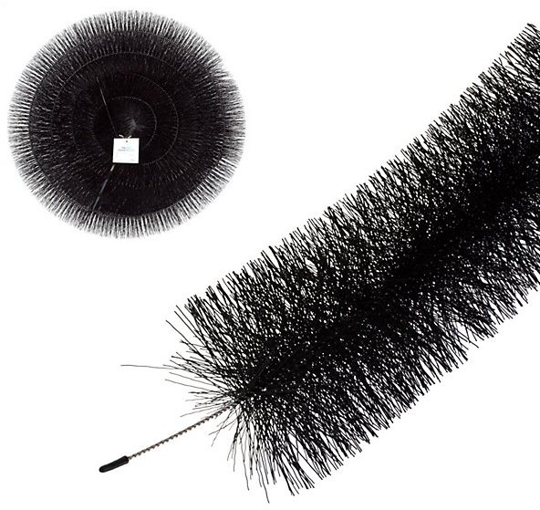 Kalsi Plastics Kalsi Gutter Brush Black 4m