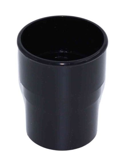 Kalsi Plastics Kalsi Round Downpipe Socket Black