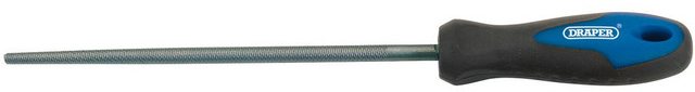 Draper Draper Soft Grip Engineers Round File & Handle 200mm