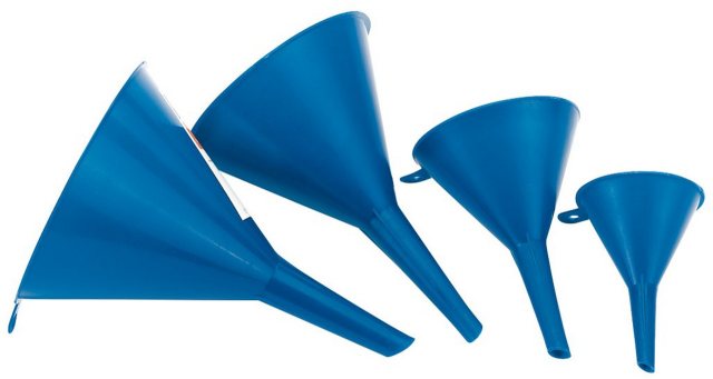Draper Draper Plastic Funnel Set 4 Piece