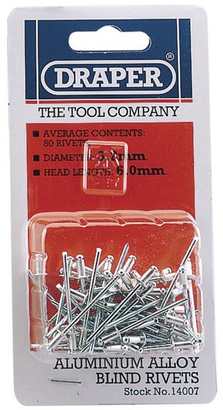 Draper Draper Blind Rivets 50 Pack