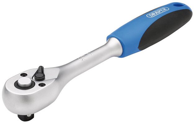 Draper Draper Reversible Soft Grip Ratchet 72 Tooth
