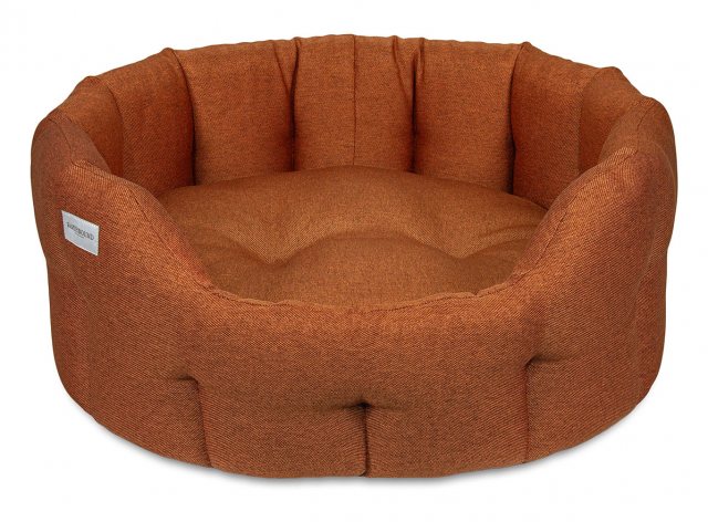 Earthbound Camden Dog Bed Burnt Orange