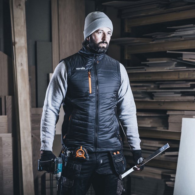 Scruffs Workwear Scruffs Trade Body Warmer Black