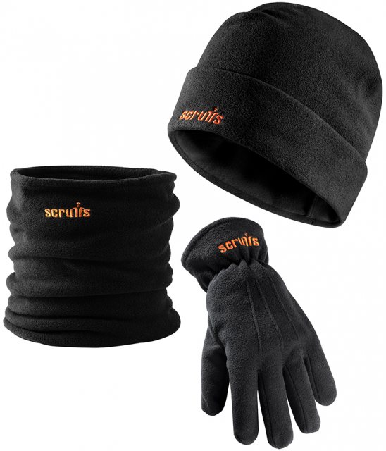 Scruffs Workwear Scruffs Winter Essentials Accessories Pack Black
